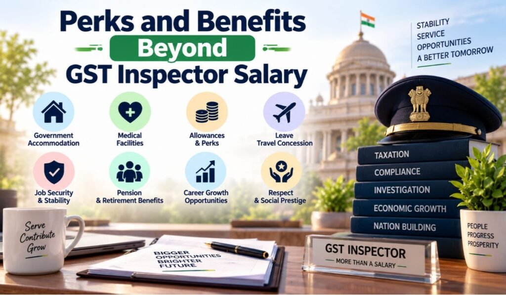 Perks and Benefits Beyond GST Inspector Salary